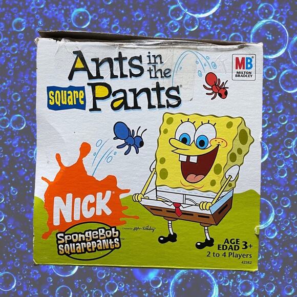 MB Spongebob Y2K 2005 Ants in the Square Pants Game - Picture 6 of 9